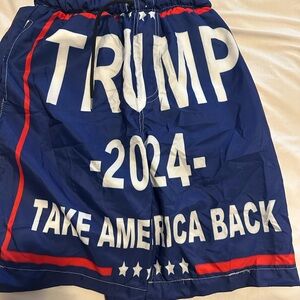 Trump 2024 MAGA Swim Trunks L